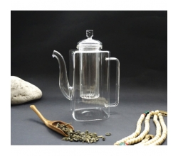 Чайник стекло с стеклянным ситом 750 мл.