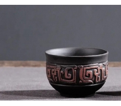 Чашка исин Чабэй Jiaolong черная 50мл
