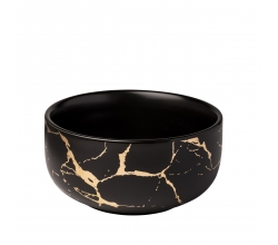 Чаша для матчі "Мармур", 350мл, чорна